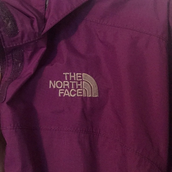 Children’s Purple NorthFace Rain Jacket - Picture 2 of 2